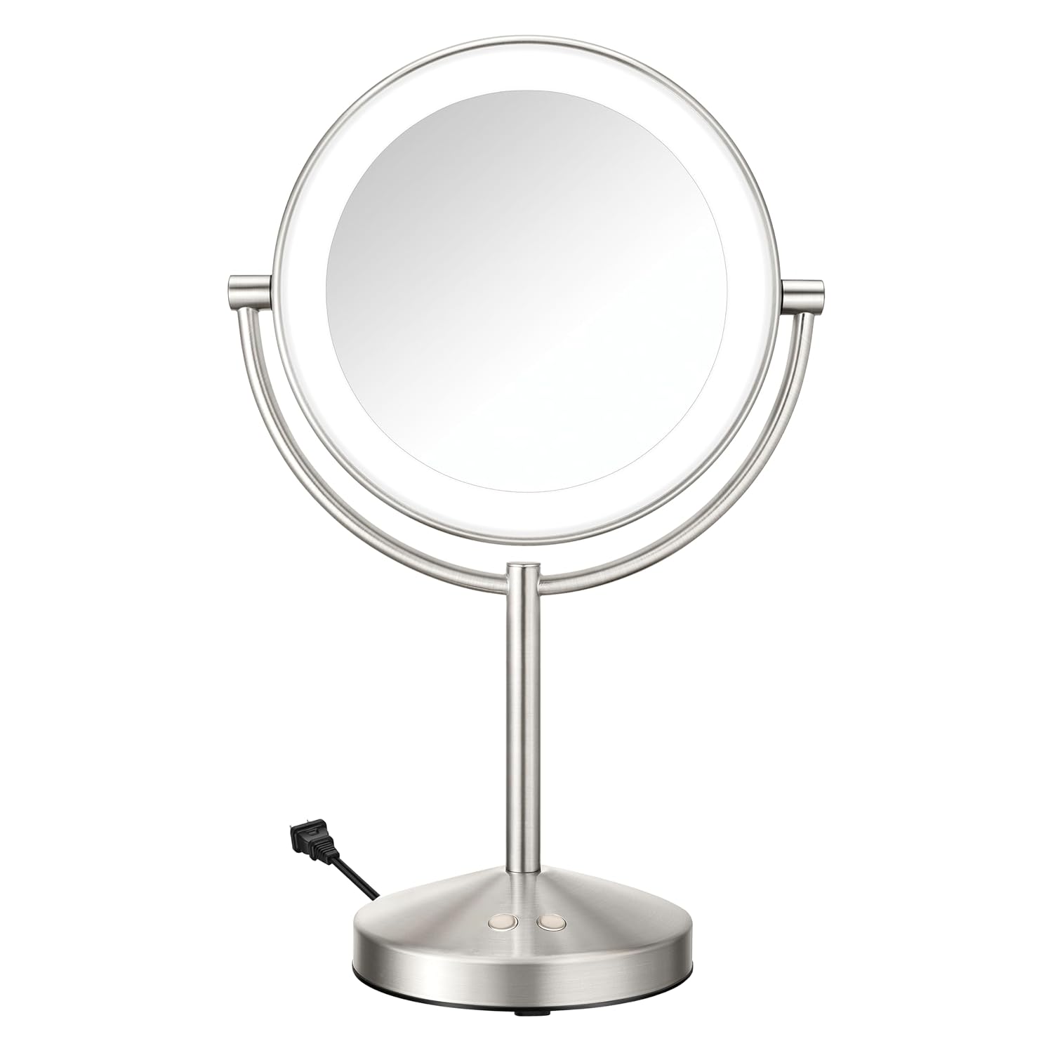 Highlights the product’s overall design, finish, and intended use as a premium vanity mirror.