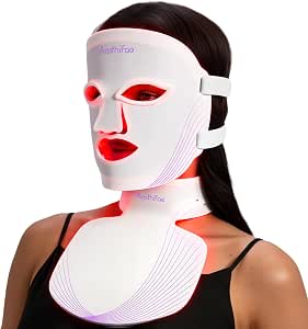 Red Light Therapy Mask For Face And Neck With 468 LEDs