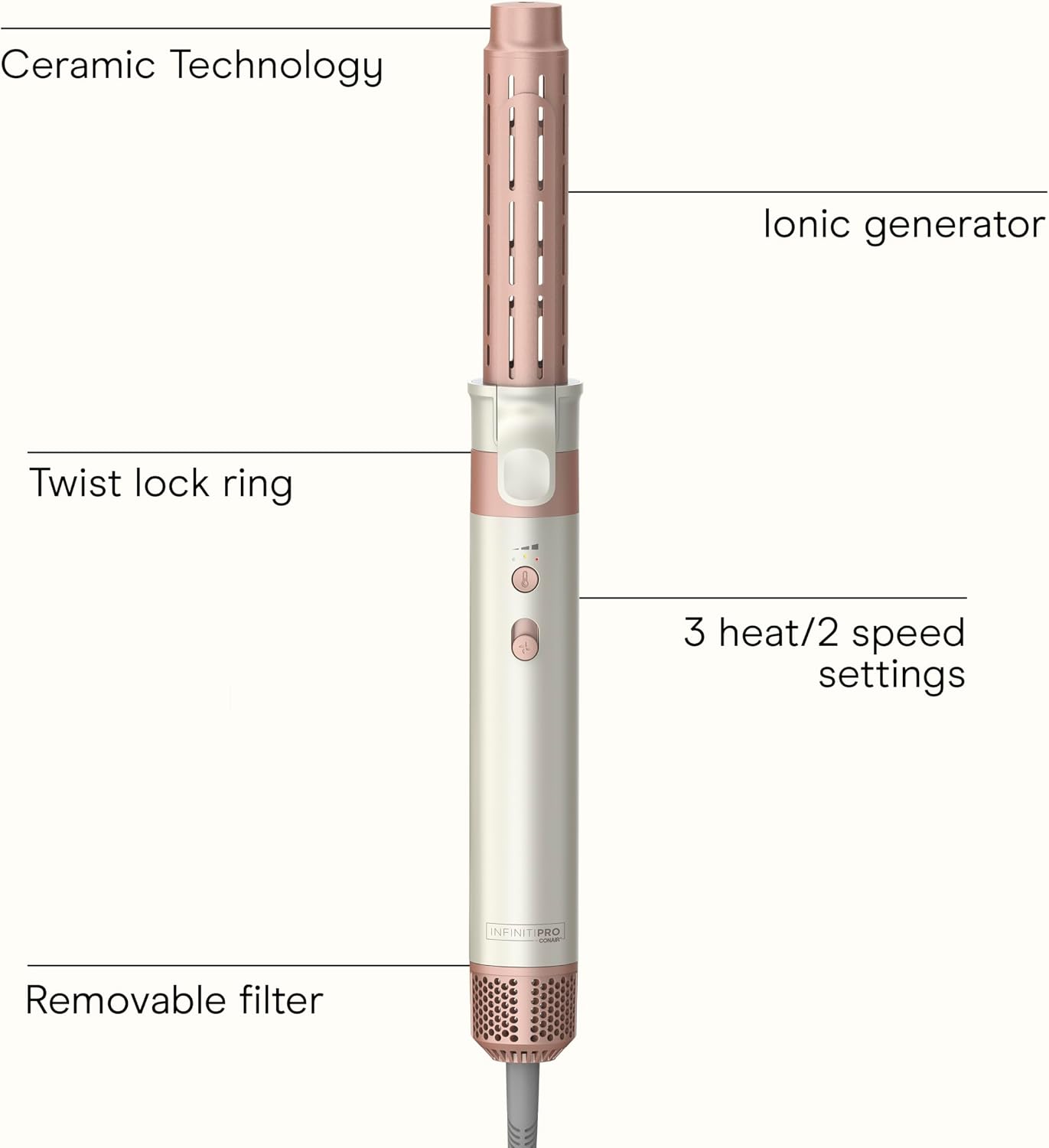 Design quality, grip, and the modular attachment system.