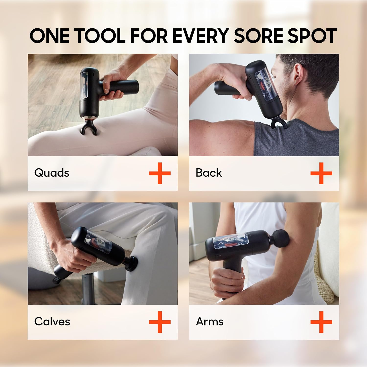 Sharper Image Powerboost Circuit Premium Deep Tissue Percussion Massage Gun | Quiet Handheld Massager, Back Shoulders & Full Body Muscle Recovery & Pain Relief, Trigger Point, Travel Case, Gift For Men