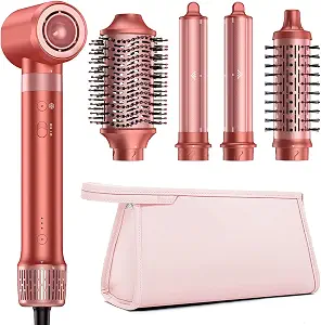 Hittiona High-Speed Hair Dryer Brush - Hot Air Styler Multi Hair Styler