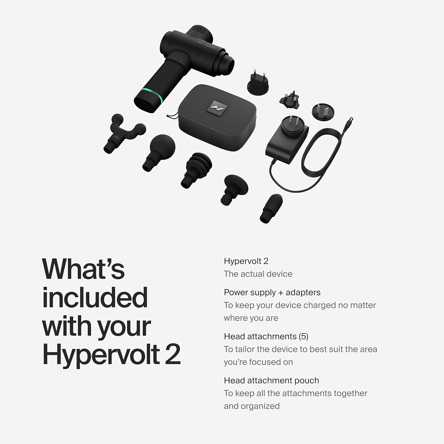 Hyperice Hypervolt 2 Handheld Percussion Massage Gun Deep Muscle Tissue