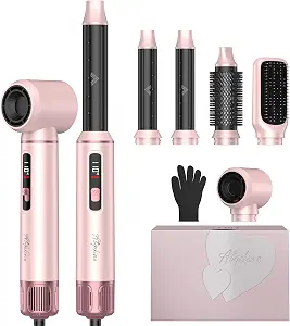 Atopskins 5-In-1 Blow Dryer Brush & Auto-Wrap Air Styler Set
