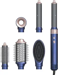 Hair Dryer Brush Professional Hair Multi-Stylers - Miracomb Ionic Hot Air Styling System With Auto Wrap Curlers, Brushless Motor, Intelligent Heat Control - Fast Drying - Versatile For All Hair Types