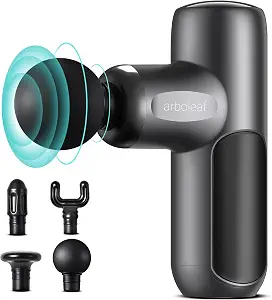Arboleaf Mini Massage Gun, Deep Tissue Percussion Massager Back Pain Relief
