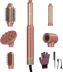 Mythsight Stylevibe 6-In-1 Air Styler With Hair Dryer & Auto-Wrap Curlers