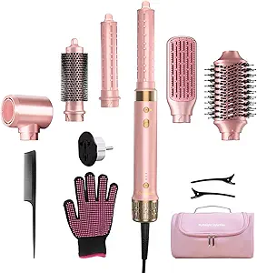 Mythsight Stylevibe Dual Voltage 6-In-1 Air Styler, Auto Wrap Curls (L/R)