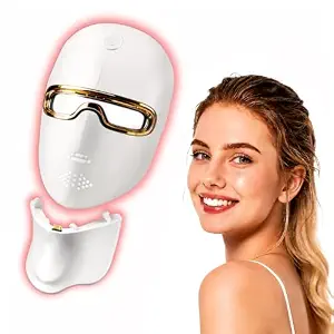 Red Light Therapy Mask For Face, 850Nmnir Treats Acne & Wrinkles