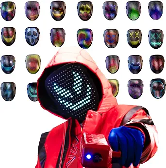 Highlights the mask’s visual impact, design style, and the fact that it is a standalone costume accessory.