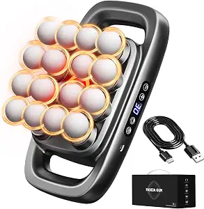 Highlights the product’s unusual 16-head design and the overall compact, handheld build shoppers will judge first.