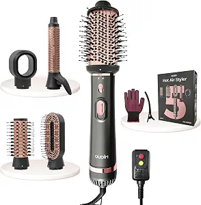 Helps readers immediately identify the product design, form factor, and the fact that it is a hot air styler rather than a standard hair dryer.