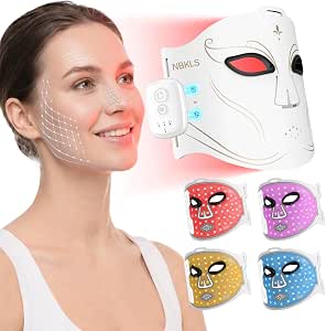 Shows the overall mask design, white colorway, and the main product identity at a glance.