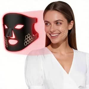LED Face Mask, Flexible Silicone Light Therapy Mask