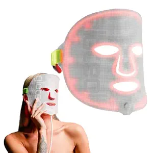LED Esthetics Fda Cleared Flexible Anti-Aging & Acne LED Therapy Face Mask