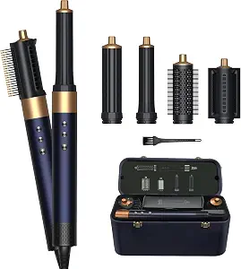 Sounxun® 8-In-1 All In One Hair Dryer & Styler. Multistyler Hot Air Styler - Airstyler Hair Styler With Curlers & Straightener, Multi Styler Hair Tool, Hair Tools No Heat Damage Hair Styler