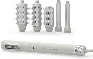 Sharper Image Revel 6-In-1 Multi-Styler, Ionic Hair Dryer Brush, Air Wrap Curling Wand, Detangler, Volumizing, Smoothing & Straightening Tools, Hair Accessories For Women For Salon Results At Home
