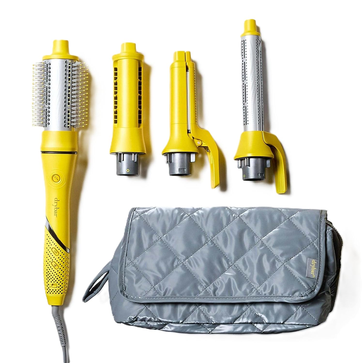 Drybar All-Inclusive Air + Active Heat 8-In-1 Multi-Styler, For Fast Drying, Long-Lasting Curls, Blowouts, Sleek Styles - Wet Or Dry Styling Made Easy, 120V