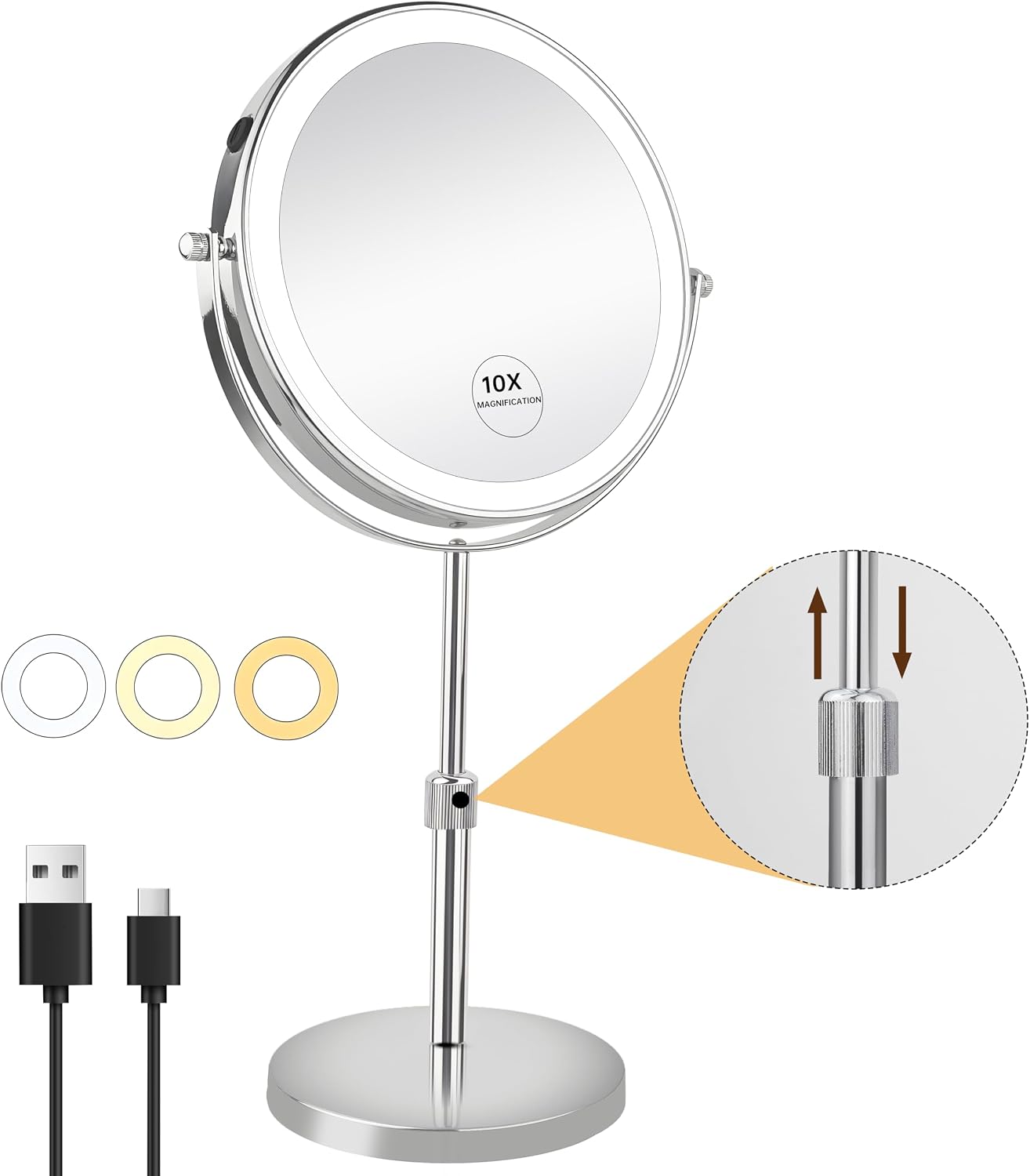 Overall design, tabletop presence, and the premium look of the frame and lighting ring.
