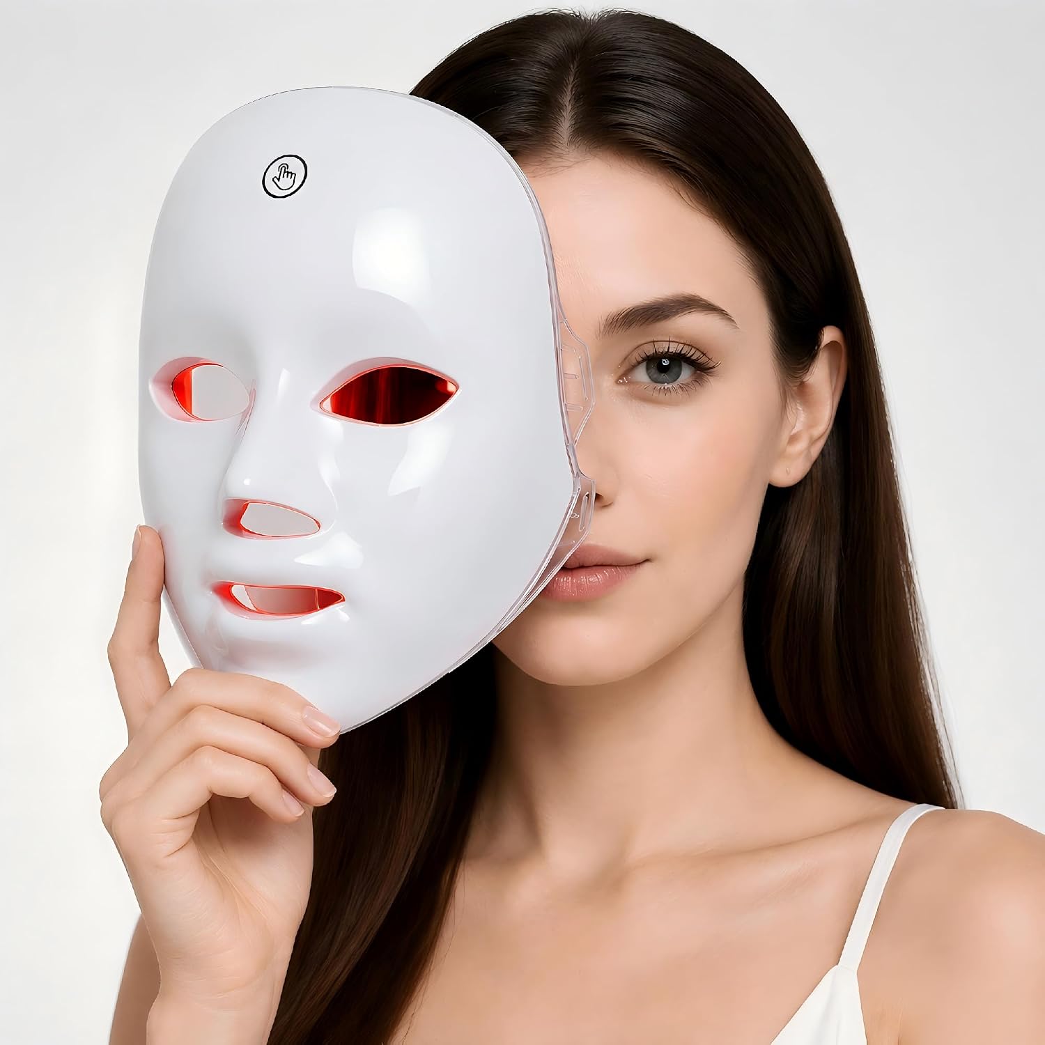 Shows the overall shape, full-face coverage, and the main product form factor at a glance.