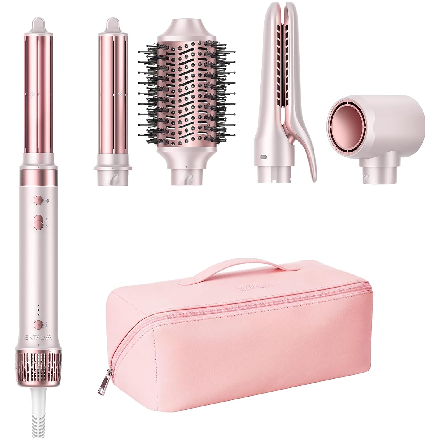 Overall product identity, included accessories, and the multi-styler concept.