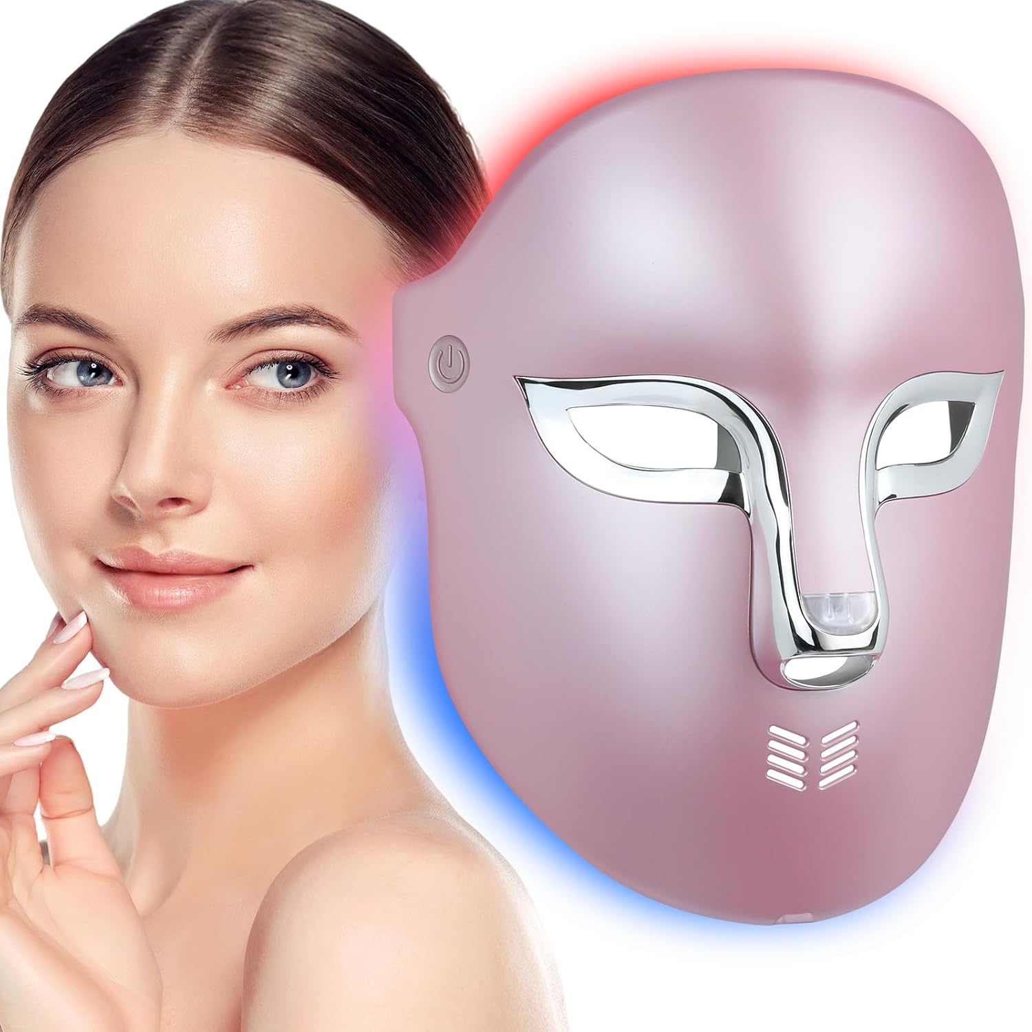 Introduces the mask’s overall design, size, and premium appearance, helping readers quickly understand what the product is.