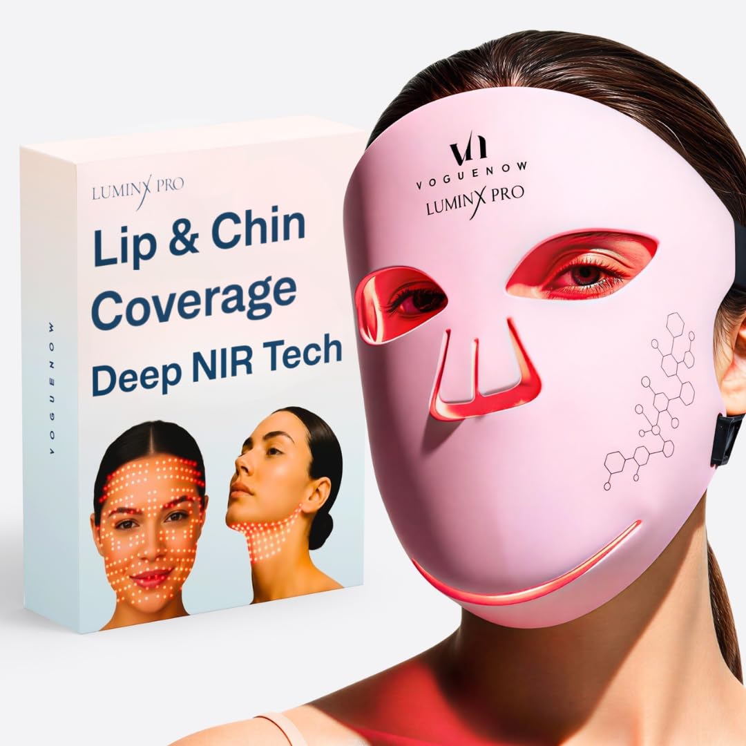 Highlights the overall look, wearable design, and premium aesthetic of the mask.