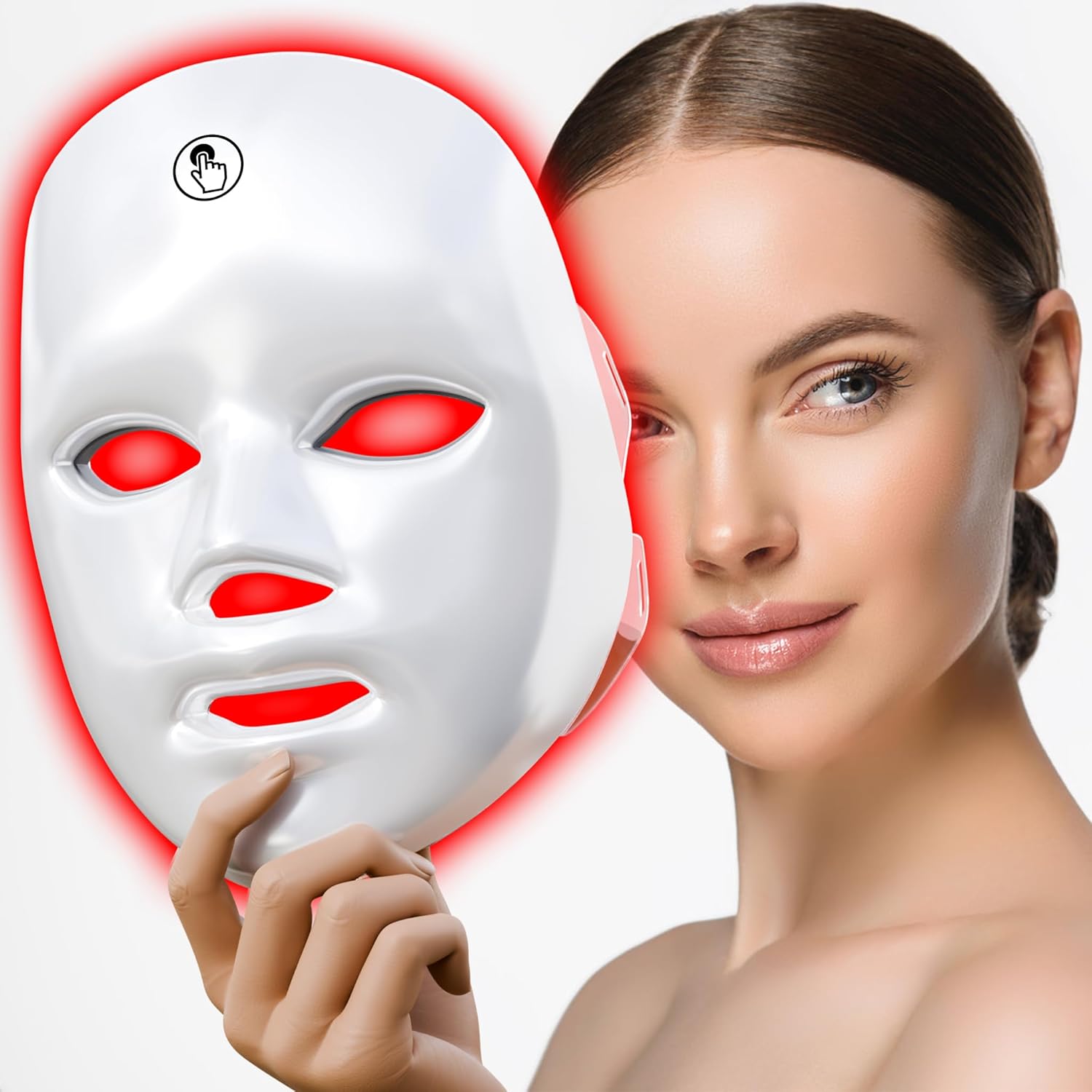 Overall design, full-face coverage, and the clean, wearable form factor of the mask.