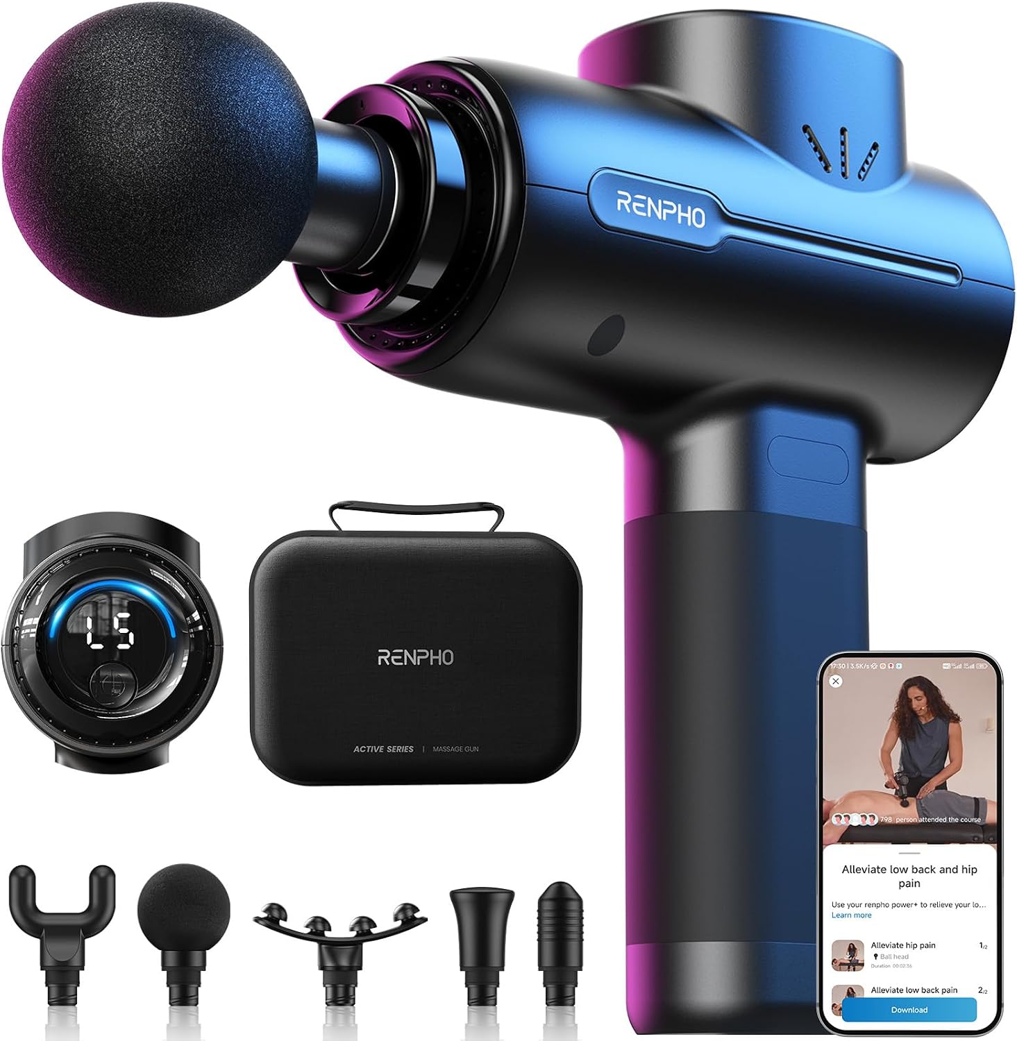 Best for showing the overall design, brand identity, and first impression of the device.